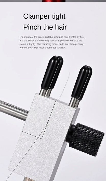 2-in-1 Etching Sheet Bender & 360° Vise Tool Holder — Precision Parts Bender for Gundam, Mecha & Military Model DIY