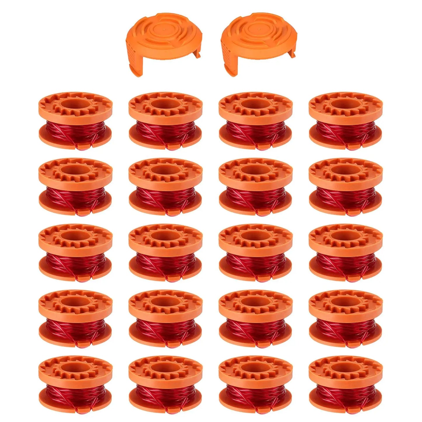 WORX WA0010 Replacement Spool Line - 10ft Trimmer Line with Cap Cover for WG151, WG160, WG165 & WG180 Models