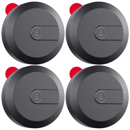 Waterproof Airtag Case with Adhesive Sticker — 4-Pack Holder for Apple Airtag, Bike, TV Remote, Drone & Car