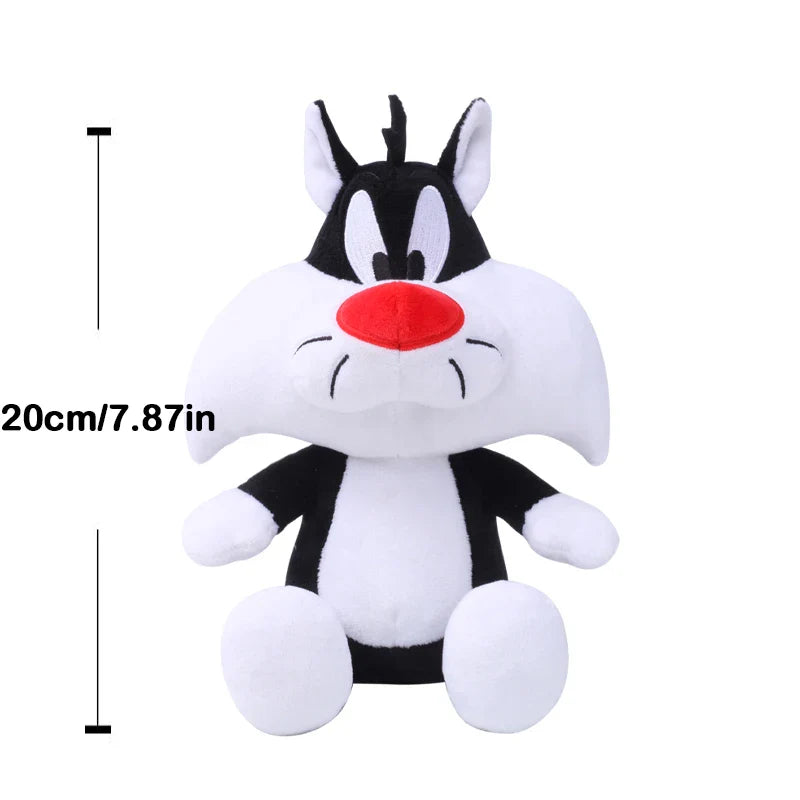 Looney Tunes Plush Toy Set — 20cm Bugs Bunny, 32cm Tweety, Lola Bunny & Daffy Cartoon Peluche
