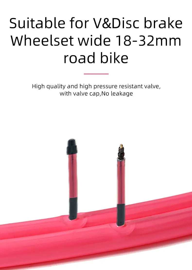 Ridenow 2025 Super Light 700C Road Bike Inner Tube – Aluminum Valve TPU 65-85mm FV