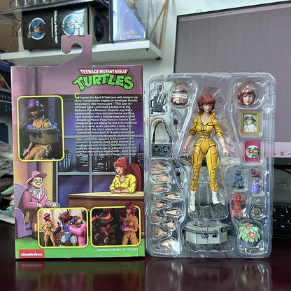 NECA Version 2.0 Female Reporter Action Figure — Yellow Clothes Collectible GK Statue Model Toy, Christmas Gift