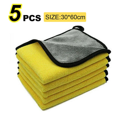 Microfiber Car Wash Towel 30x30/60cm – Ultra Absorbent Car Cleaning & Drying Cloth for Detailing & Car Care Maintenance