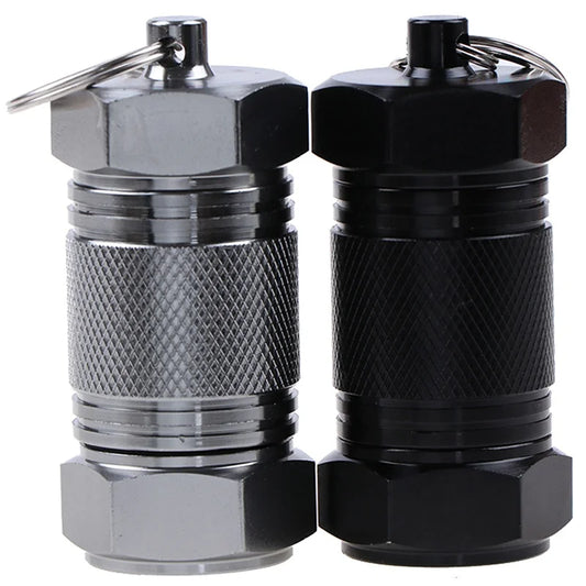 Waterproof Aluminum Pill Case – Capsule Container for Medicine & Outdoor Emergency Storage