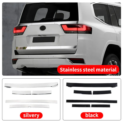 2021-2024 Toyota Land Cruiser 300 Tailgate Trim – Stainless Steel Interior Upgrade LC300 Accessories