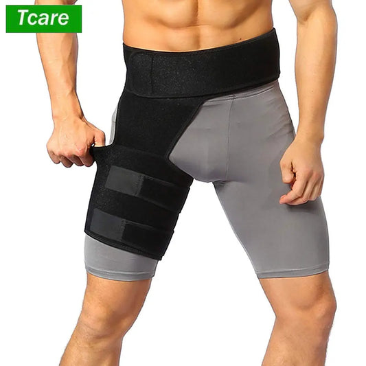 Professional Hip Brace – Thigh Compression Sleeve for Sciatica, Hamstring & Groin Pain Relief