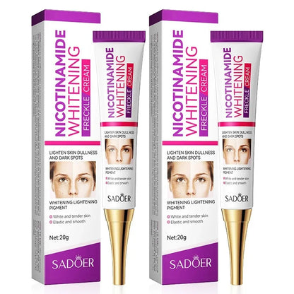 SADOER Nicotinamide Freckle & Dark Spot Cream – Melasma Removal Whitening Face Cream for Brightening & Moisturizing Skin Care
