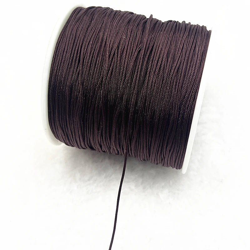 Nylon Macrame Cord Thread (0.4–1.5mm) – Braided DIY Bracelet, Beading & Tassel String