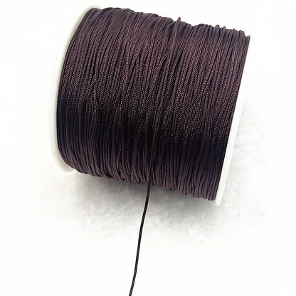 Nylon Macrame Cord Thread (0.4–1.5mm) – Braided DIY Bracelet, Beading & Tassel String