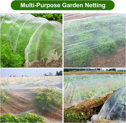 Garden Plant Insect Protection Net – Anti-Bird & Pest Control Cover for Vegetables, Fruits, and Greenhouse Use