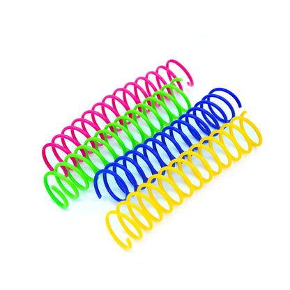 4/8/12PCS Cat Plastic Spring Toy – Interactive Beating Toy for Cats & Small Dogs, Fun Kitten Accessories