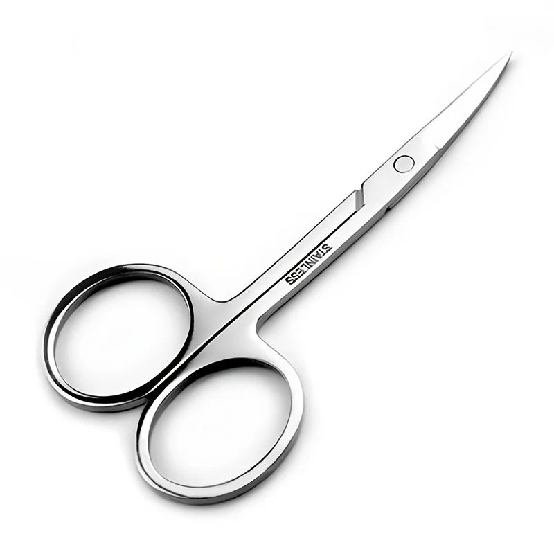 Small Stainless Steel Scissors for Nails, Eyebrows & Nose Hair – Facial Trimmers & Beauty Tools