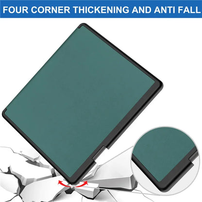 Kindle Scribe 2024 10.2″ Case — PU Leather Multi-Folding Stand with Smart Auto Wake/Sleep and Pencil Holder Ebook Cover