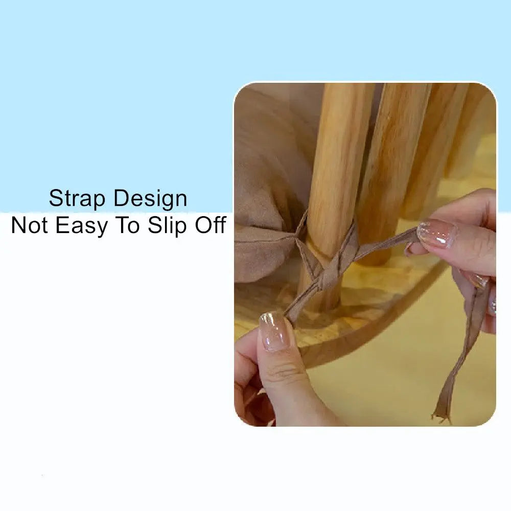 Non-Slip Thick Dining Chair Cushion – Round Nap Pillow Pad for Winter, Comfortable Chair Seat Cushion