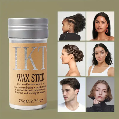 Hair Wax Stick for Kids & Women – Slick Back Gel Pomade with Brush for Toddler Flyaways & Wig Styling