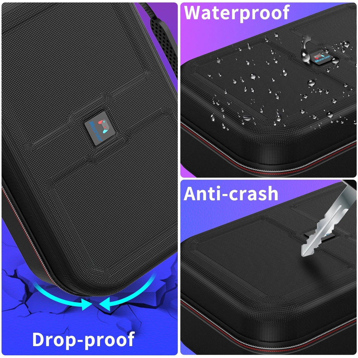 Steam Deck Carrying Case – Large Capacity Storage for Console & Accessories, Portable Case with Built-in Protection