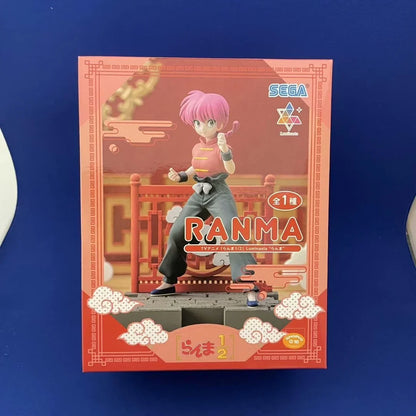 Original SEGA Ranma 1/2 PVC Figure – Luminasta Shampoo, Tendou Akane & Saotome Ranma 19cm Collectible Toy