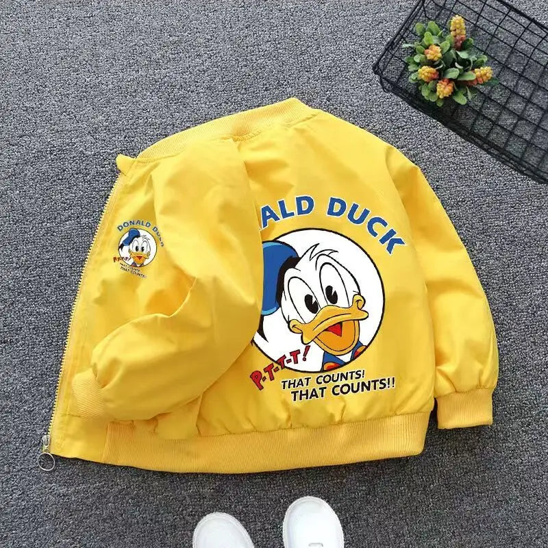 Spring Baby Boys & Girls Coats – Mickey Mouse Cartoon Hoodie Jacket, Kids Sweatshirt Windbreaker Outerwear for 1-6 Years