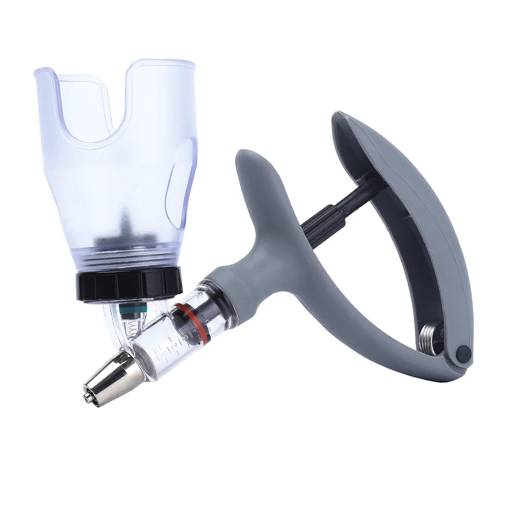2ml/5ml Poultry Automatic Syringe — Adjustable Continuous Vaccine Injector for Veterinary Use