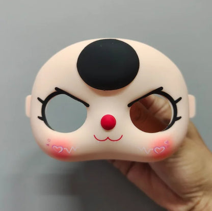 In-Stock 400% Baby Three Vinyl Faces — High-Quality Handmade Angry Expression Replacement Accessory for Dolls