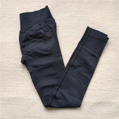 Seamless High Impact Yoga Leggings – Butt Lifting Tummy Control Squat-Proof Fitness Workout Tights