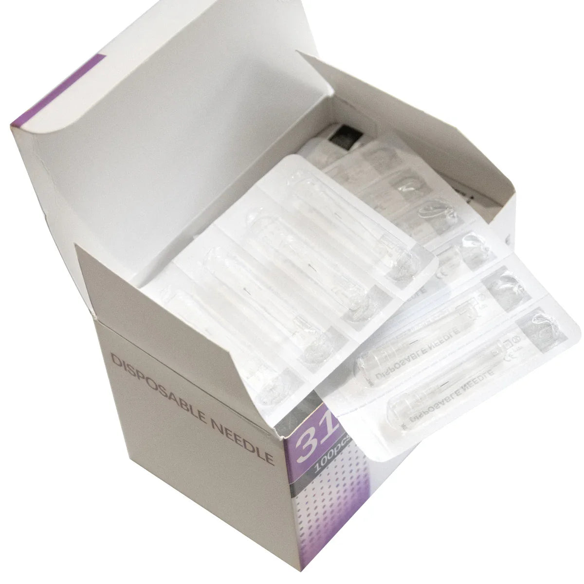 30G-34G Painless Injection Needles — Transparent Syringe Glue Clear Tip Caps, Pharmaceutical Needles (1.5/2.5/4/6mm)