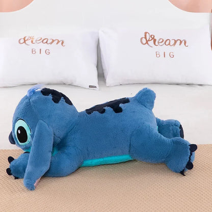 40cm Blue Stitch Plush Doll – Long Pillow Toy for Girls, Sleeping & Hugging Gift
