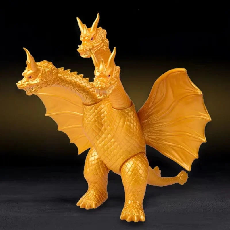 Godzilla vs King Kong Anime Action Figure – King Ghidorah Three-Headed Golden Dragon Collectible Toy