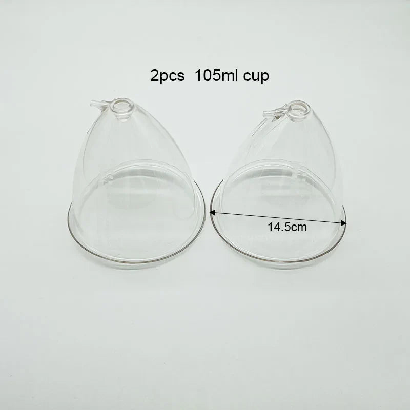Electric Vacuum Suction Body Massage Device for Chest & Butt Lift, Breast Enhancement & Firming Cupping Therapy Pump System