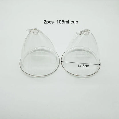 Electric Vacuum Suction Body Massage Device for Chest & Butt Lift, Breast Enhancement & Firming Cupping Therapy Pump System