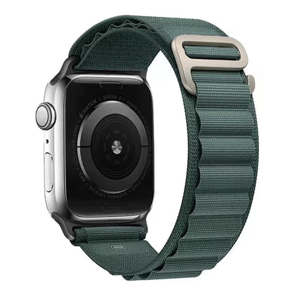 Alpine Loop Nylon Sport Strap for iWatch — Compatible with Series 4–10, 42/46/49mm Bands