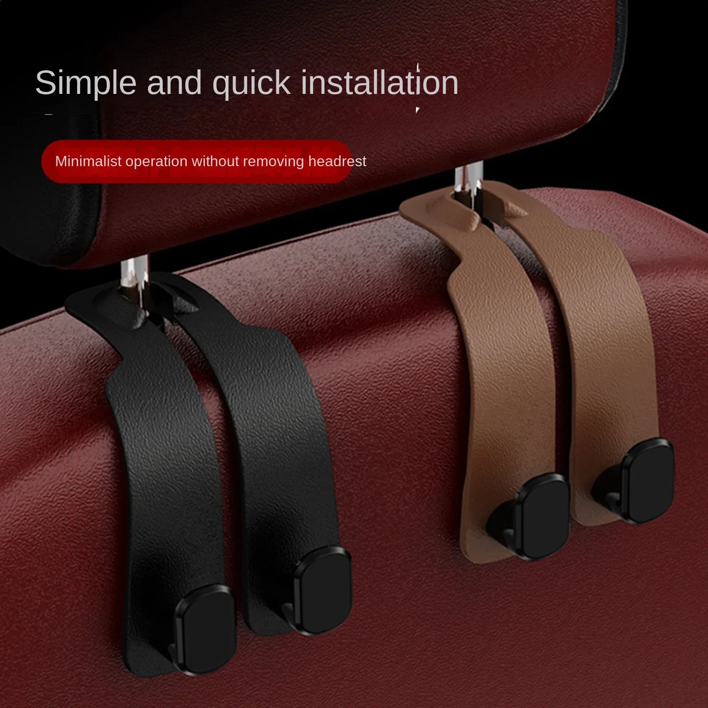 Multi-Function Car Seat Back Hook Organizer – Creative Rear Seat Hanger for Bags, Groceries, Purses & Vehicle Storage Accessories