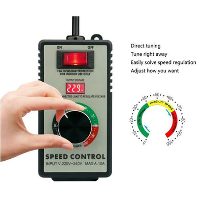 Angle Grinder Speed Controller Switch for Hand Drill & Polishing Fan - Stepless Motor Speed Control for Industrial Automation