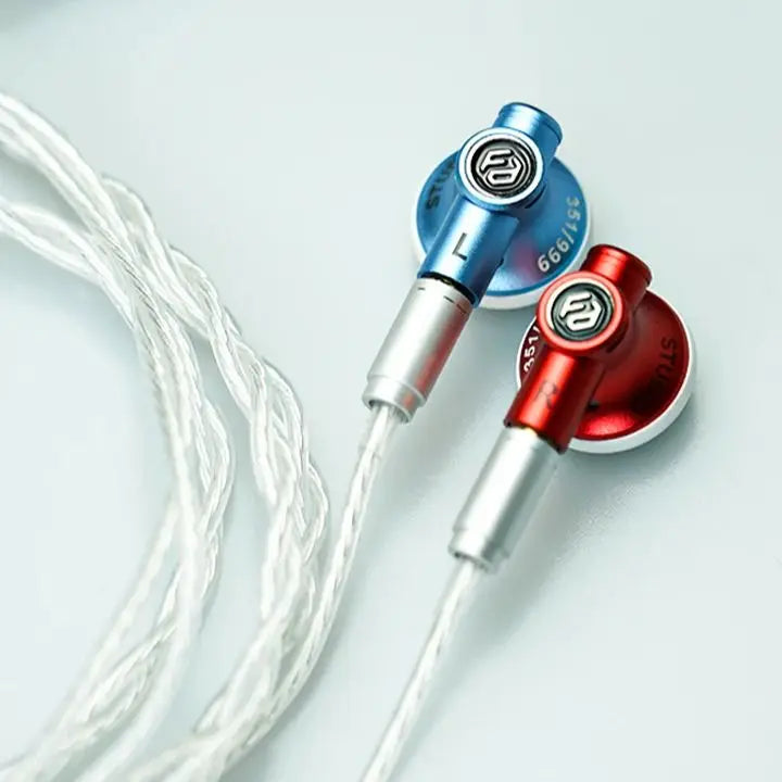 Guangda HIFI Flathead Studio Earbuds — Wired Hi-Res Earphones for Gaming & Music (3.5mm / 4.4mm / USB-C)