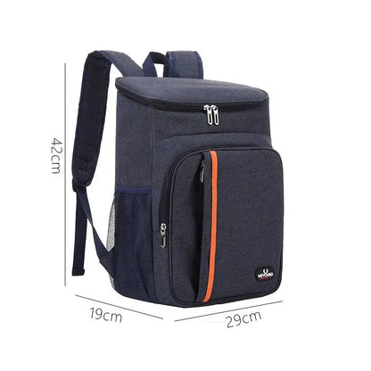 Multifunctional Shoulder Insulation Bag — Outdoor Picnic Cooler Backpack, Leak-Proof Ice Bag for Travel & Fresh-Keeping