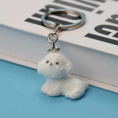 Cartoon Plush Koala Keychain – Cute Fluffy Doll Bag Pendant, DIY Keyring Charm Gift for Women