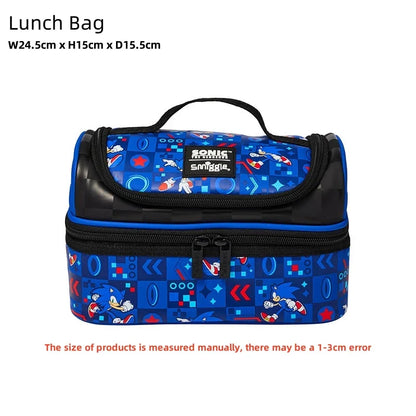 Australia Smiggle Sonic Cartoon Backpack – Kids School Bag Anime Student Gift