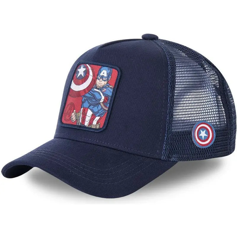 Marvel Superhero Baseball Cap – Spider-Man, Iron Man, Hulk, Captain America, Venom & Rocket Raccoon Anime Sports Leisure Hat