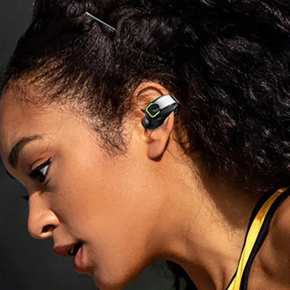 Wireless TWS Bluetooth 5.3 Earphones with Ear Clip and Microphone - Sports HiFi Stereo Headset for Xiaomi iPhone