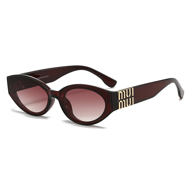 Luxury MUI MUI Designer Glasses – Stylish Cateye Eyewear for Women & Men, UV400 Protection