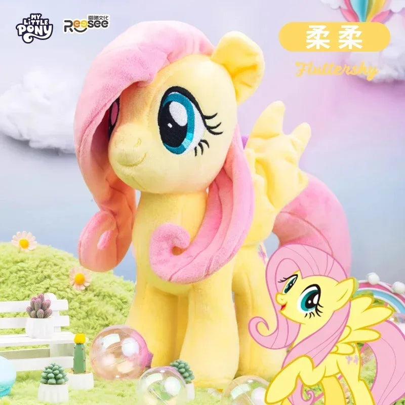 My Little Pony Plush Toys – Twilight Sparkle, Pinkie Pie, Rarity, Fluttershy, Applejack & Rainbow Dash Stuffed Dolls, Kids Xmas Gift