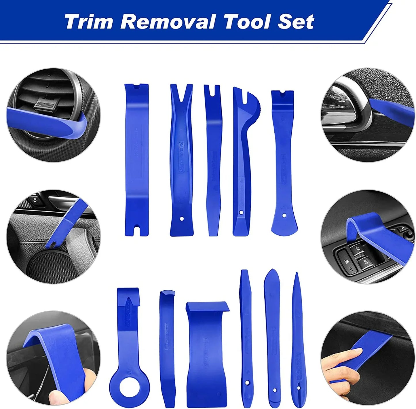 Effortless Car Panel Removal Kit: Handy Auto Trim Pry Tools for Stereo and Interior Disassembly