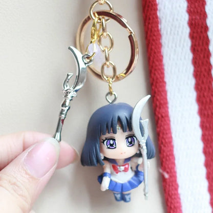 New Sailor Moon Car Keychain — Tsukino Usagi Anime Figure Keyring, Backpack Pendant Doll, Kids’ Collectible Toy Gift