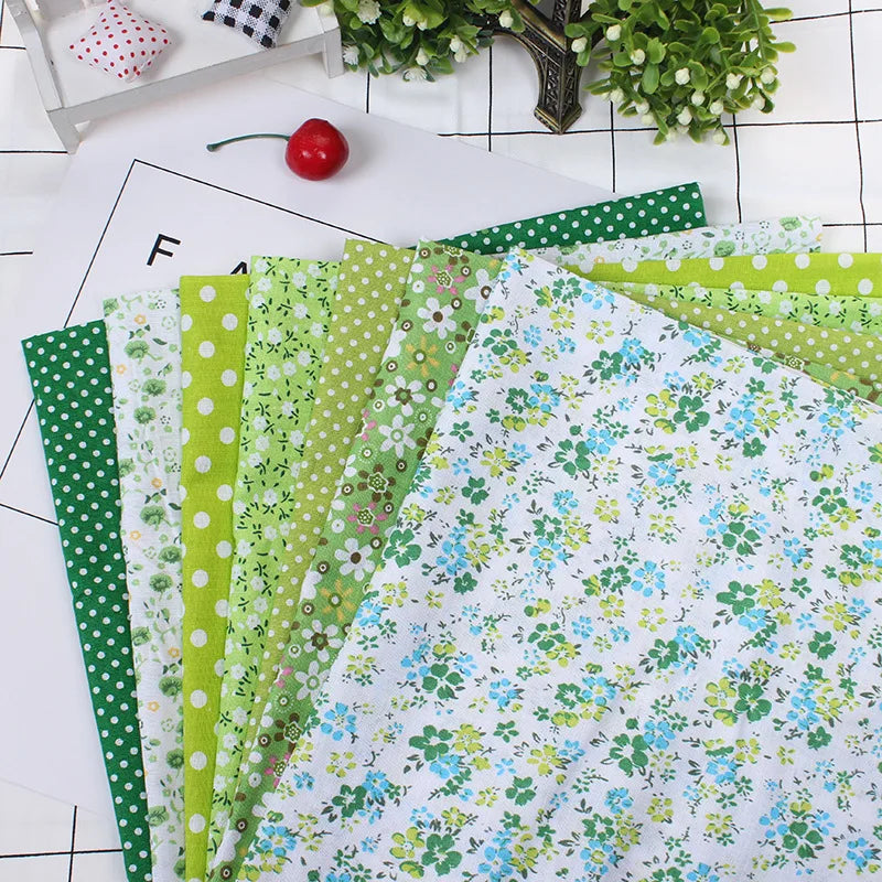 Printed Cotton Fabric Squares 25×25cm — Sewing, Quilting, Patchwork & DIY Handmade Craft Material