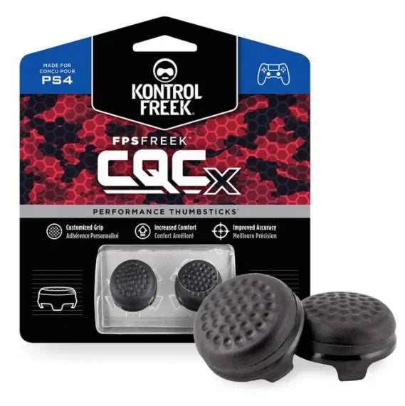 2PCS Performance Thumb Grip Caps — Silicone Analog Stick Covers for PS4 & PS5 Controllers