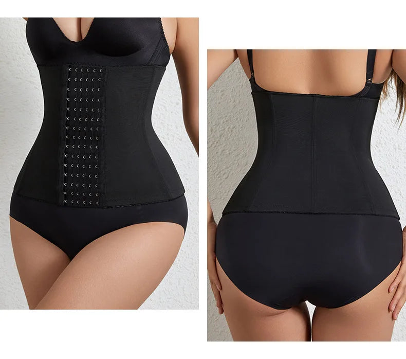 Women’s Slimming Waist Trainer Belt — Tummy Control Body Shaper, Fat Compression Girdle & Firm Corset Shapewear