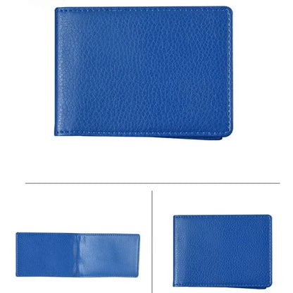 PU Leather Driver License Holder — Car Document Wallet for ID, Pass, Certificate, and Card Storage