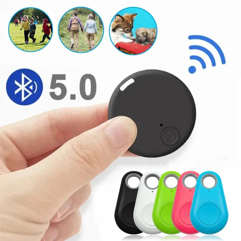 Mini GPS Bluetooth 5.0 Tracker | Anti-Lost Device for Pets, Kids, Bags, Wallets | Smart Finder Locator