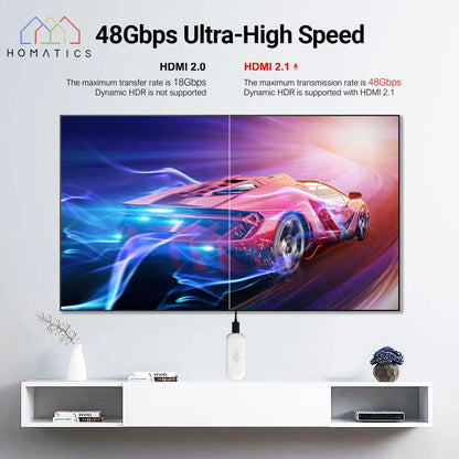 HOMATICS 4K TV Stick – Google Certified, Netflix, 2GB RAM, 32GB ROM, Dolby Atmos, Amlogic S905Y4, WiFi Streaming Box