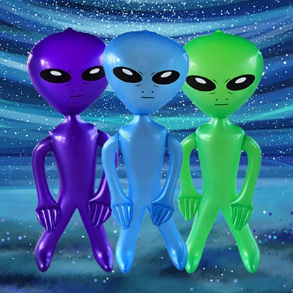 PVC Inflatable Alien Doll – Summer Beach & Pool Party Toy, Indoor/Outdoor Festival Decoration Prop